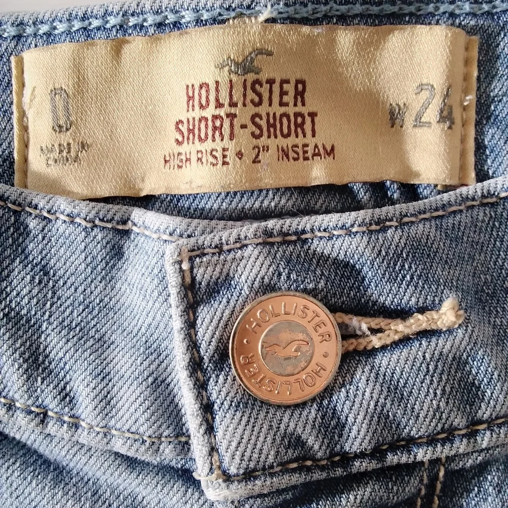 Hollister Jean Shorts High Rise Distressed…